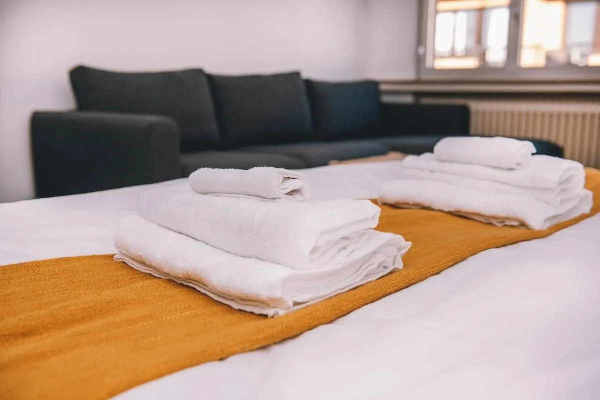 Modern Lux City Center Studio Lucembursko Apartmán