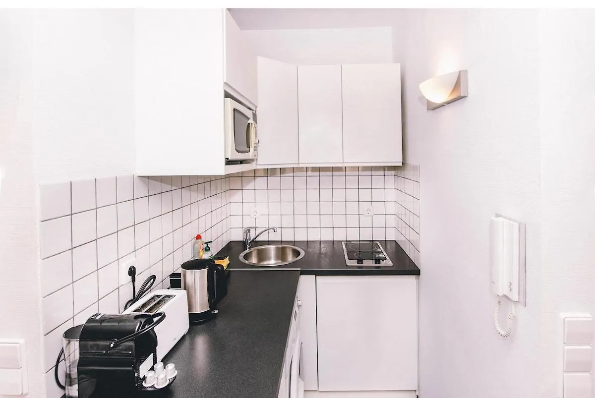 Modern Lux City Center Studio Lucembursko Apartmán